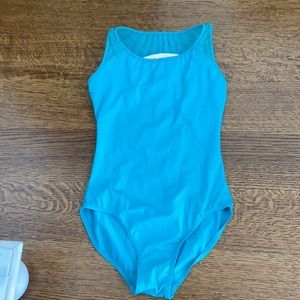 Bloch Women’s Teal Mesh Back Leotard Medium